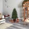 5ft. Pre-Lit Colorado Aspen Artificial Christmas Tree in Decorative Planter, White LED Lights